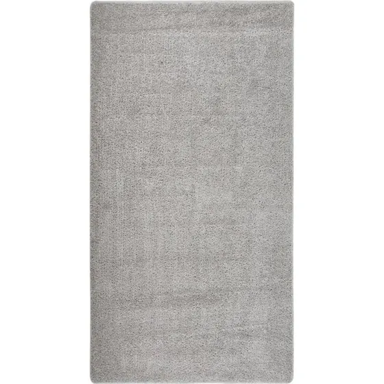 Shaggy gulvtppe 80x150 cm skridsikker lysegr