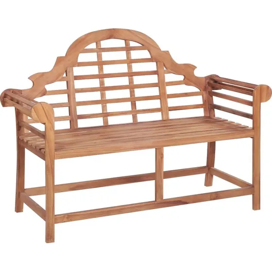 Marlboro havebænk i massivt teak 127x58,5x92,5 cm