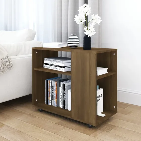 Sidebord 70x35x55 cm i konstrueret træ – brun egetræsfarve