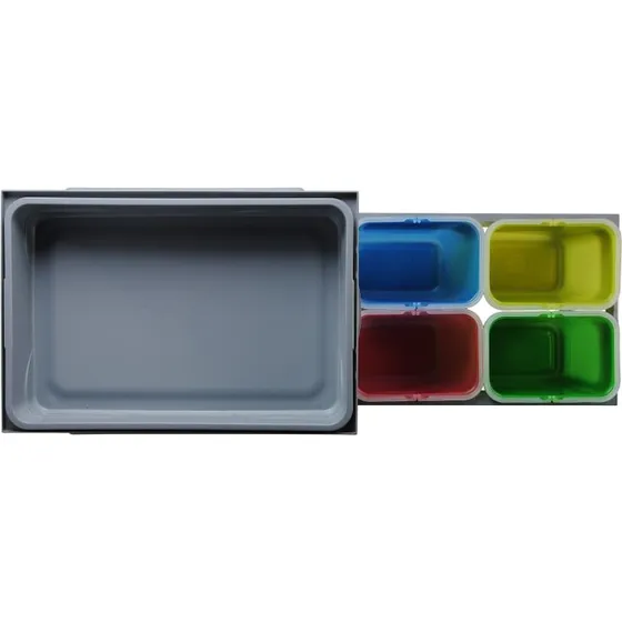 Juvel Tank40-4 affaldssystem 4x8 L, grå (flerfarvet)