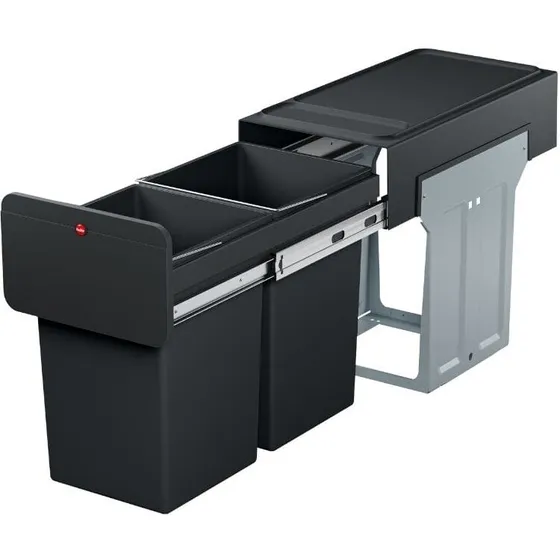 Hailo Dobbelt Affaldssystem 2x15 L indbygning