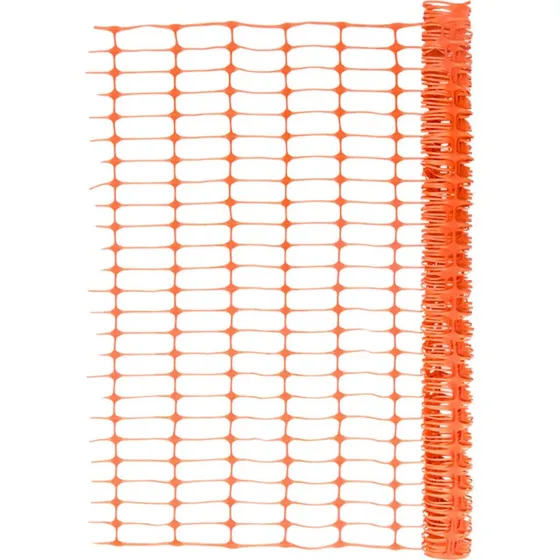 Sikkerhedshegn 50 m orange - robust HDPE