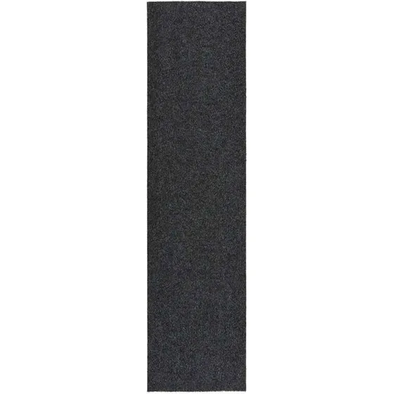 Snavsbestandig tæppeløber 100x400 cm - antracitgrå