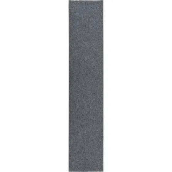 Snavsbestandig tæppeløber 100x500 cm - grå, skridsikker