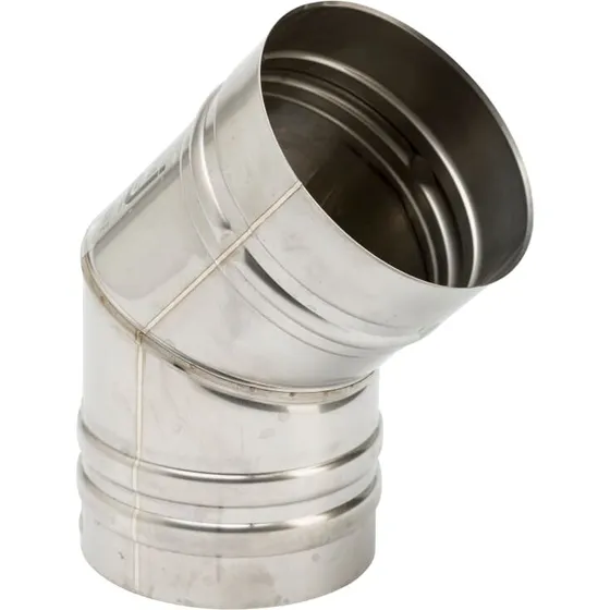 Metalbestos Omega foringsvinkelstykke 45° Ø130 mm