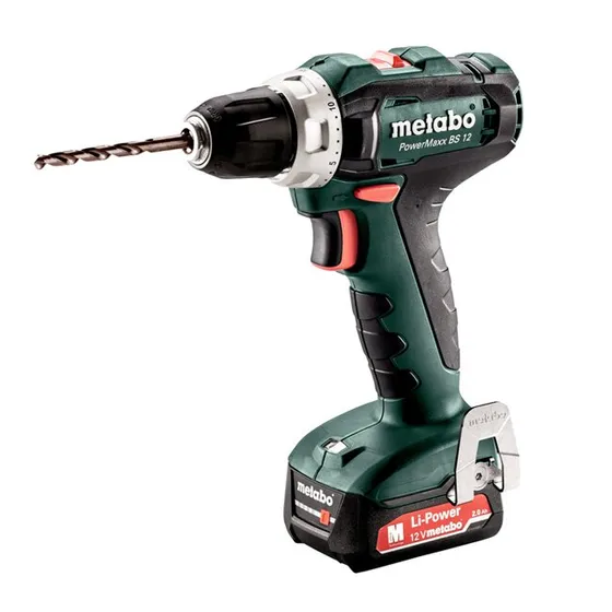 Metabo BS12 PowerMaxx 12V bore/skruemaskine kit (2,0Ah)