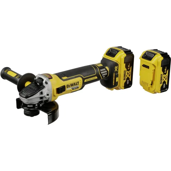 DeWalt DCG405P2-QW 18V vinkelsliber kit m. 2x5,0Ah batterier