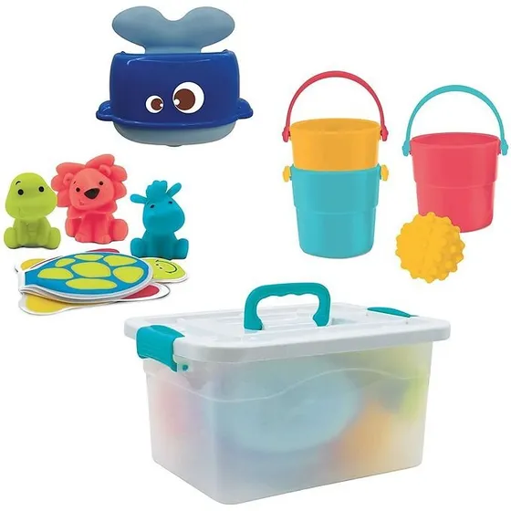 LUDI Legetøjssæt til badet, 8 dele