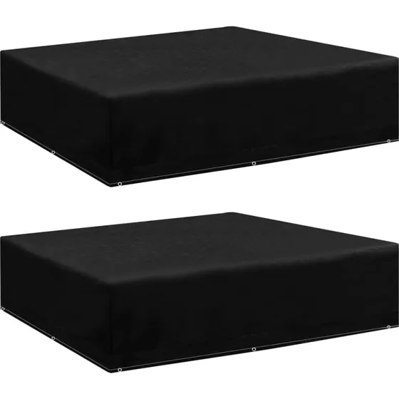 Havemøbelovertræk 2 stk 200x200x70 cm – 8 snørehuller