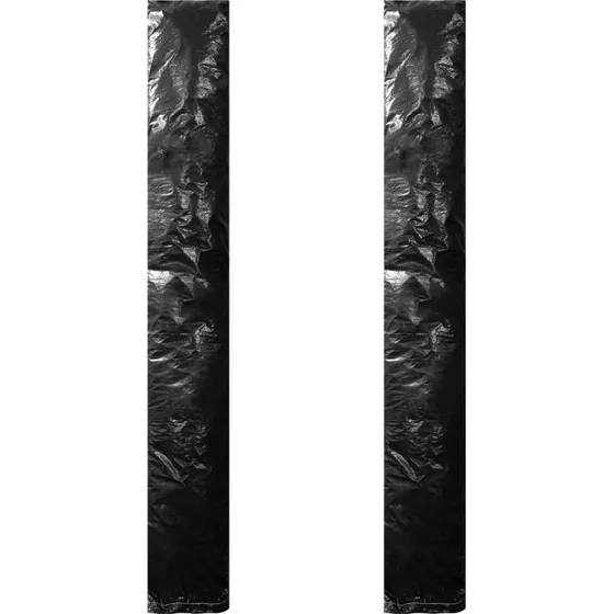 Parasolovertræk med lynlås 2 stk. 200 cm - PE