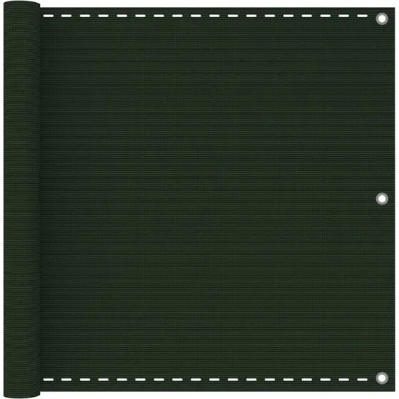 Altanafskærmning 90x300 cm HDPE - Mørkegrøn