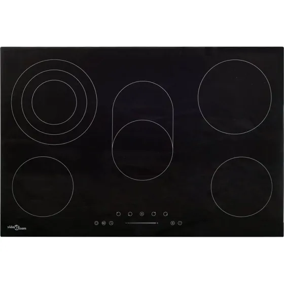 Keramisk kogeplade 90 cm, 5 brndere Touch Control 8500W