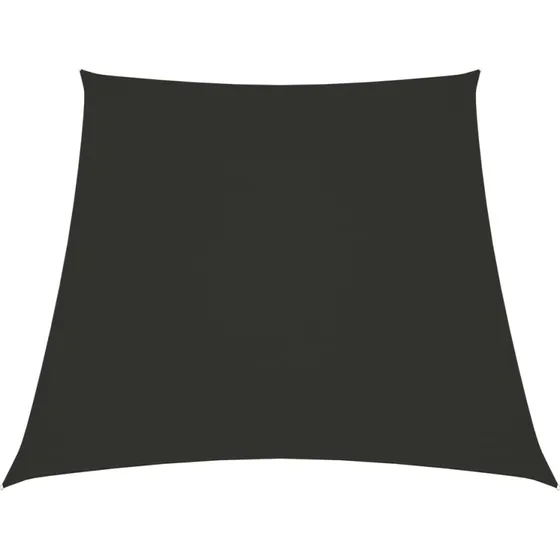 Solsejl trapez 2/4x3 m, PU-belagt oxford, antracit