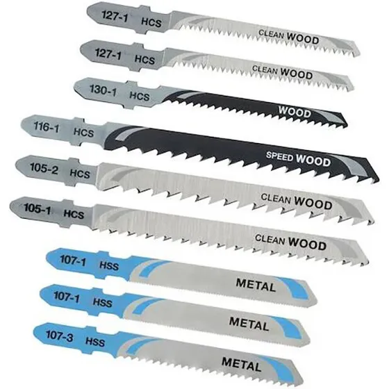 Stanley STA28050-XJ Stiksavklinger til træ og metal, 10 stk