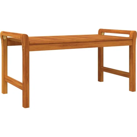 Sofabord i massivt akacietræ 100x50x50 cm – vintage