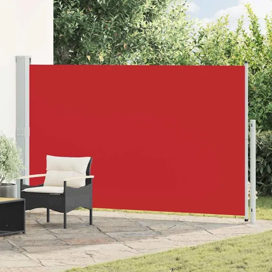 Sammenrullelig sidemarkise 180x300 cm - rød