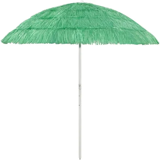 Hawaii strandparasol 240 cm – grøn, UV-beskyttende