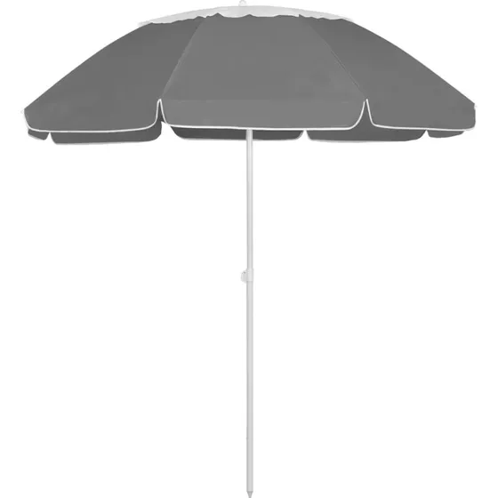 Strandparasol 300 cm antracit med vippefunktion