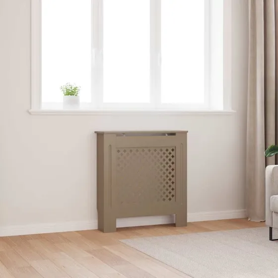 Radiatorskjuler i MDF 78 cm med lameldesign
