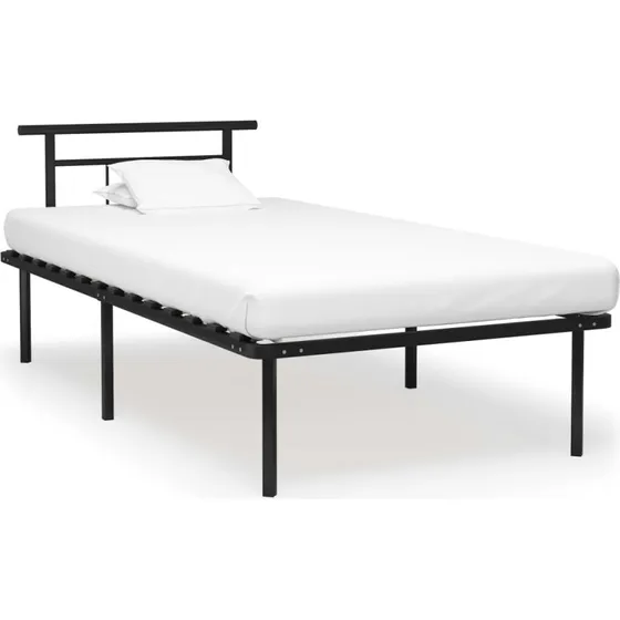 Sengestel 100x200 cm i sort metal