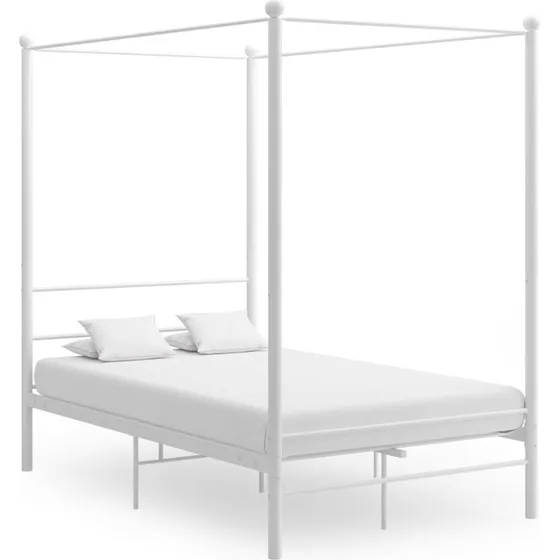 Himmelseng stel 120x200 cm – hvidt metal