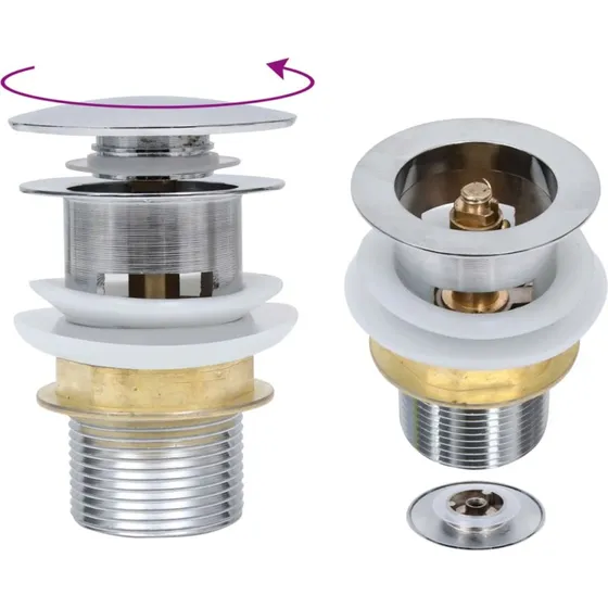 Trykaflb uden overlb 6,4x6,4x9,1 cm, slv