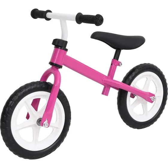 Lbecykel 9,5" EVA-hjul Pink  Robust stlstel