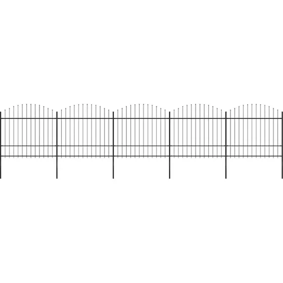 Havehegn i stl med spydtop 892,5175 cm - sort