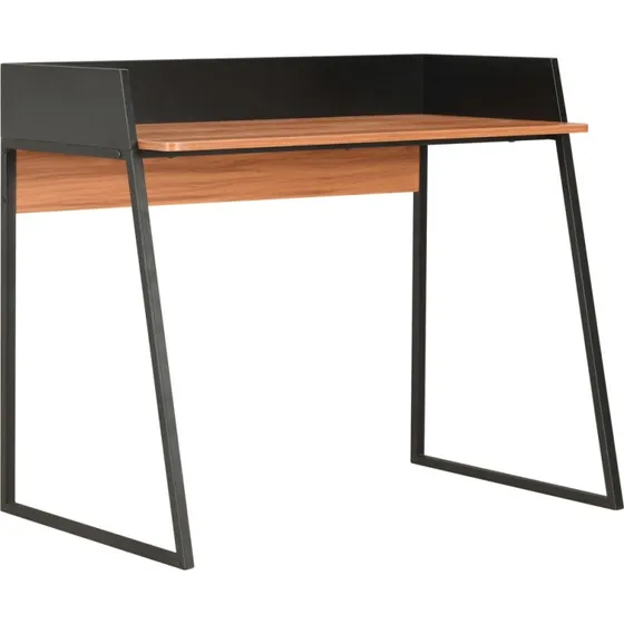 Skrivebord 90x60x88 cm  sort/brun