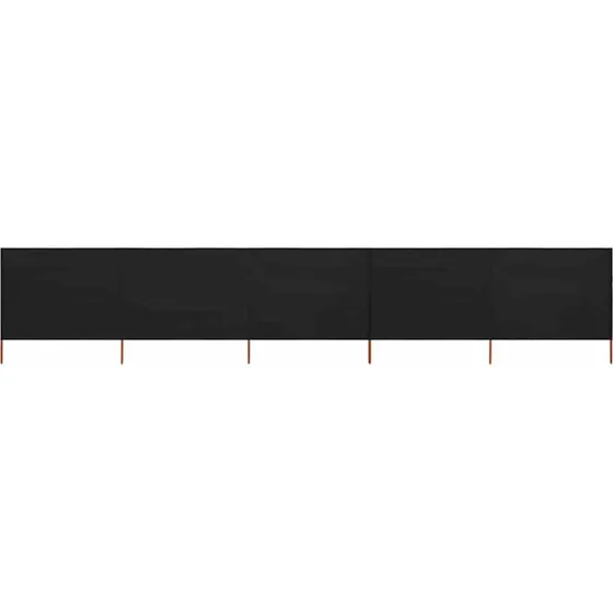 5-panel lsejl 600x160 cm - sort, trstnger