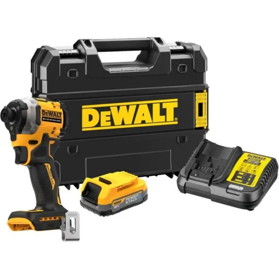 DeWalt 18V XR DCF850E1T PowerStack slagskruetrækker m/ batteri