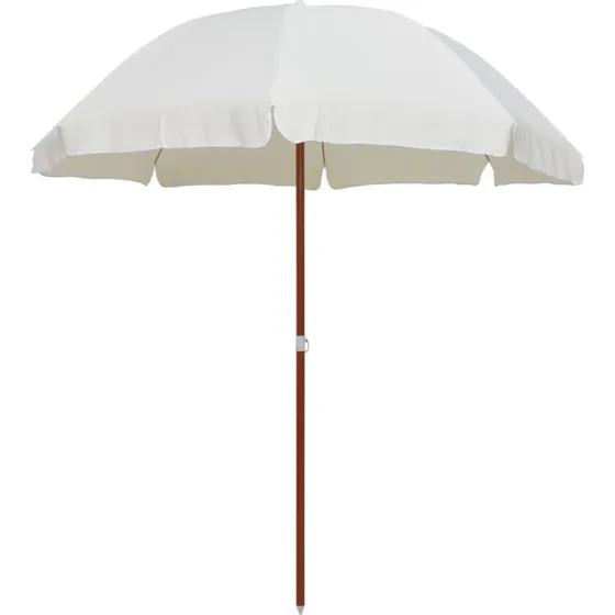 Parasol 240 cm med stålstang – sand