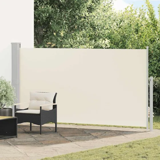 Sammenrullelig sidemarkise 170x300 cm – creme