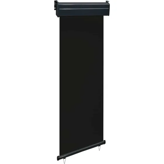 Sidemarkise til altan 65x250 cm - sort