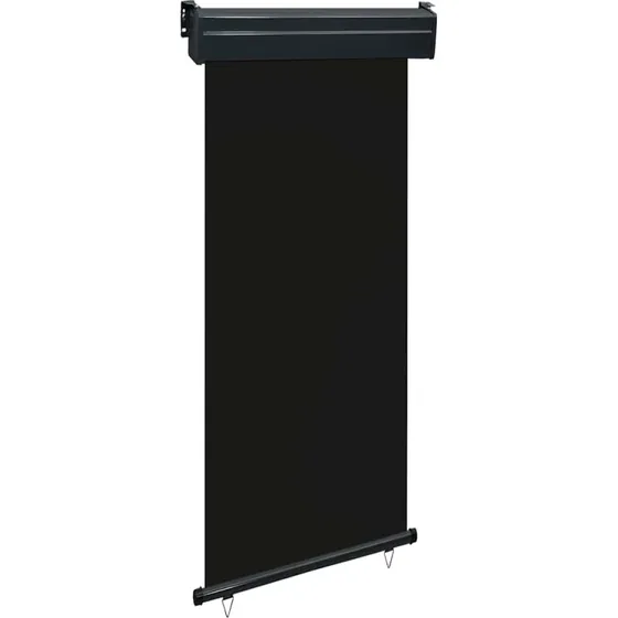 Sidemarkise til altan 85x250 cm - sort