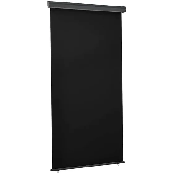 Sidemarkise til altan 125x250 cm – sort