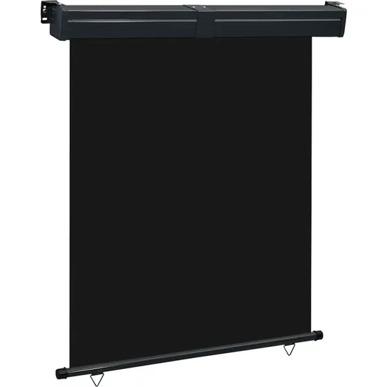 Sidemarkise til altan 145x250 cm - sort