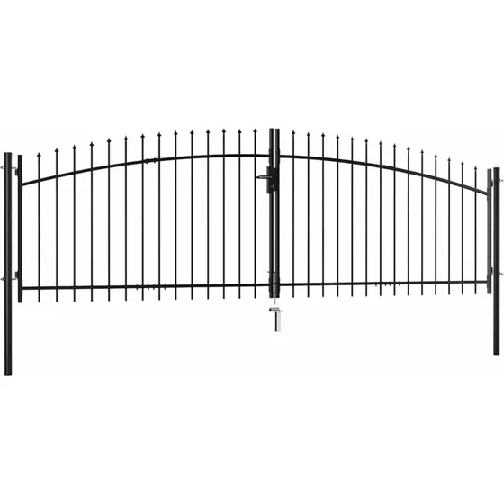 Hegnslge 2-delt 400 x 175 cm med spydspidser