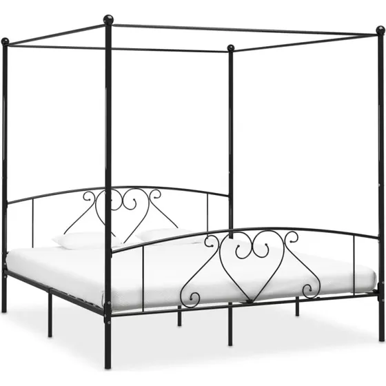 Himmelseng stel 180x200 cm i sort metal