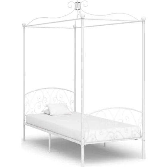 Himmelseng stel i metal 90x200 cm – hvid
