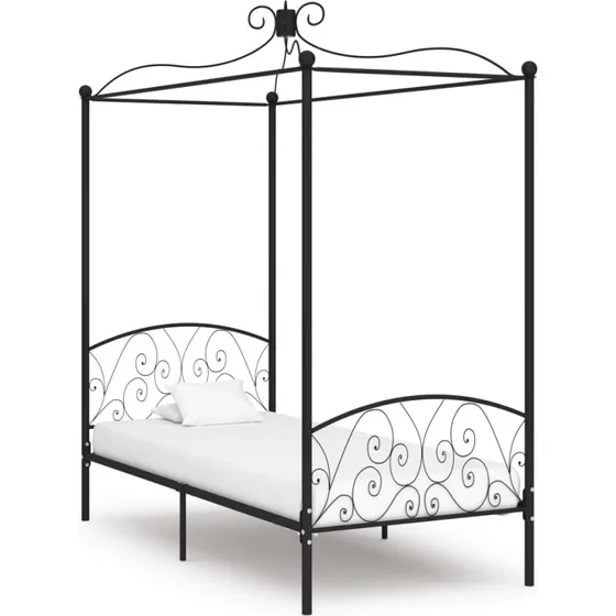 Himmelseng stel 100x200 cm i sort metal