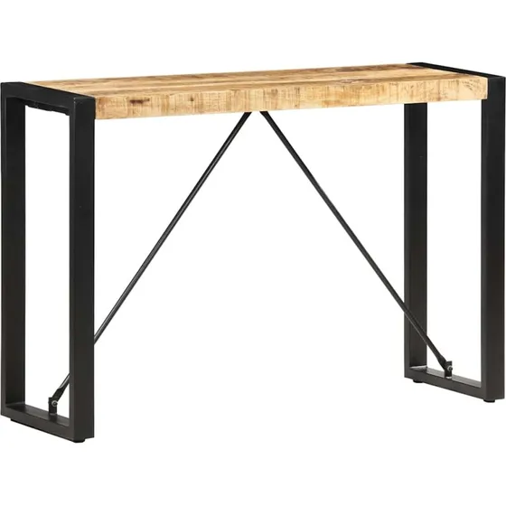 Konsolbord i massivt mangotræ 110x35x76 cm