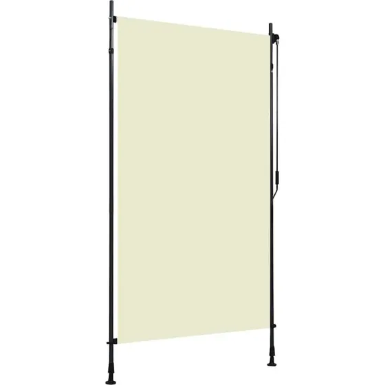 Udendrs rullegardin 120x270 cm creme  hndsving
