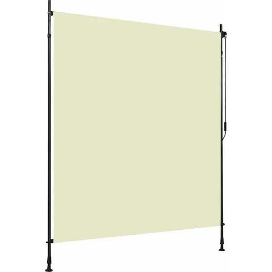Udendrs rullegardin 200x270 cm creme  justerbart