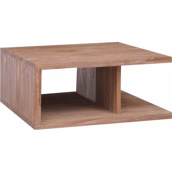 Sofabord i massivt teak 70x70x30 cm - C-design
