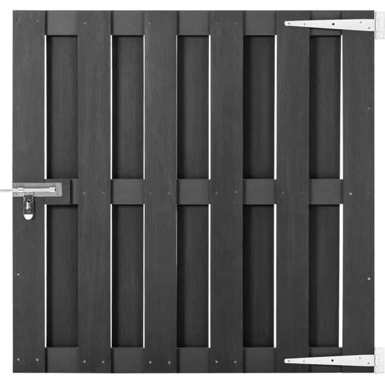 WPC havelåge 100 x 100 cm grå