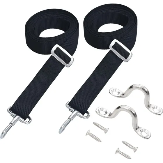 Biminitop stropper 2 stk. med rustfri stål og justerbar længde