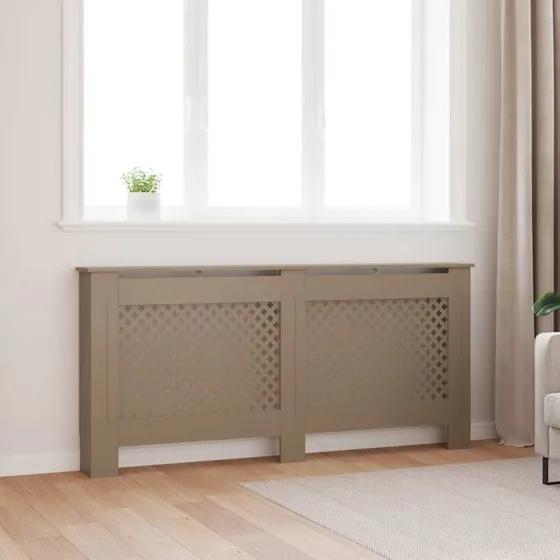 Radiatorskjuler i MDF 172x19x81,5 cm  lameldesign