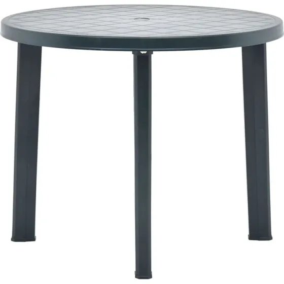 Havebord 89 cm plastik - Grn, vedligeholdelsesfrit