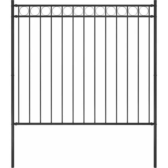 Havehegn i stl 1,81x1,5 m - sort